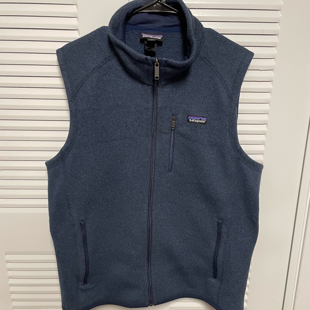 Patagonia Vest, Blue, Sz L